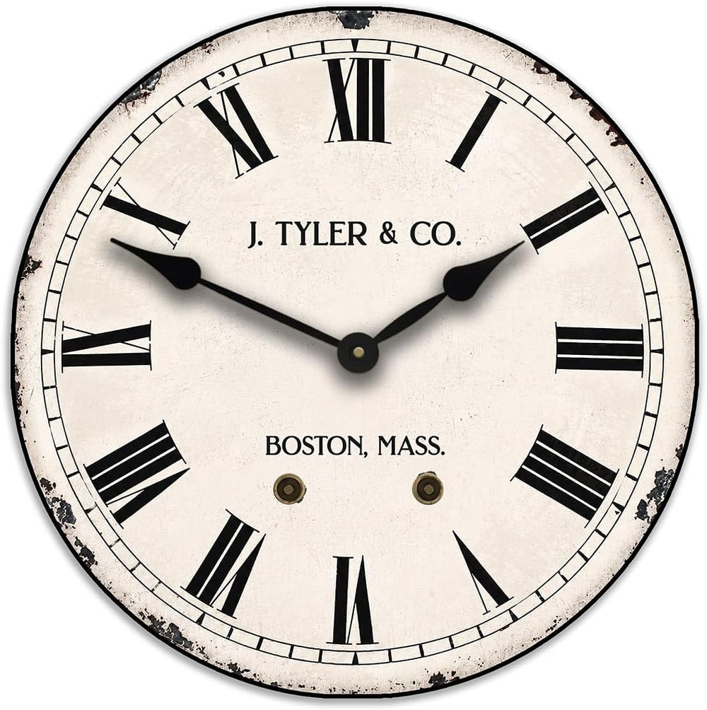 Ivory LongCase Wall Clock