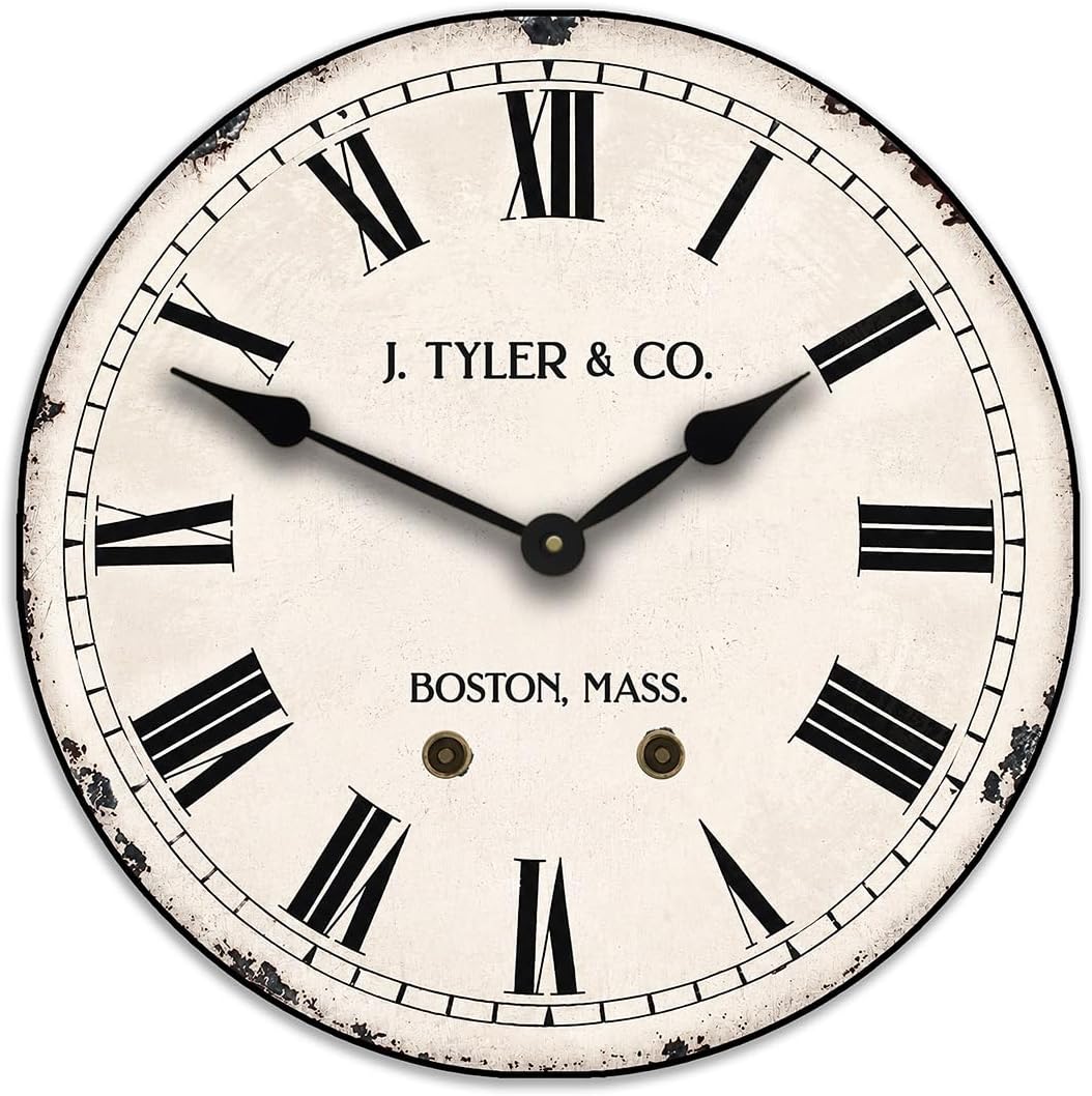 Ivory LongCase Wall Clock