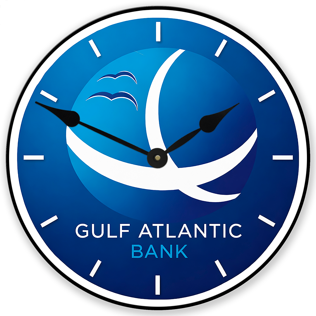 AI Logo Wall Clock | Futuristic Tech Design