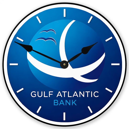 AI Logo Wall Clock | Futuristic Tech Design