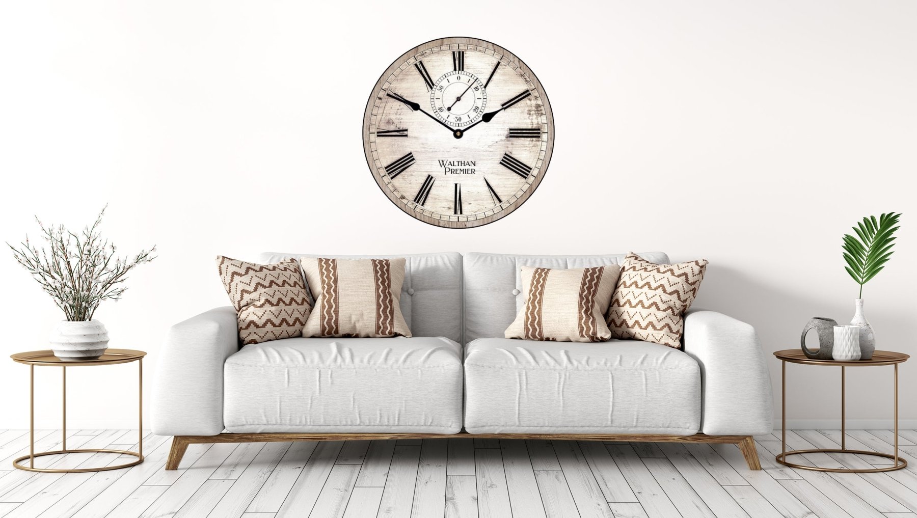 Alston Walton Wall Clock - CustomBigClocks