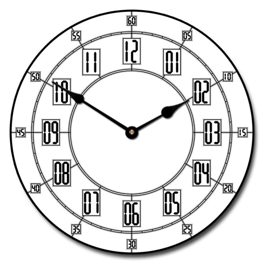Alton White Clock - CustomBigClocks