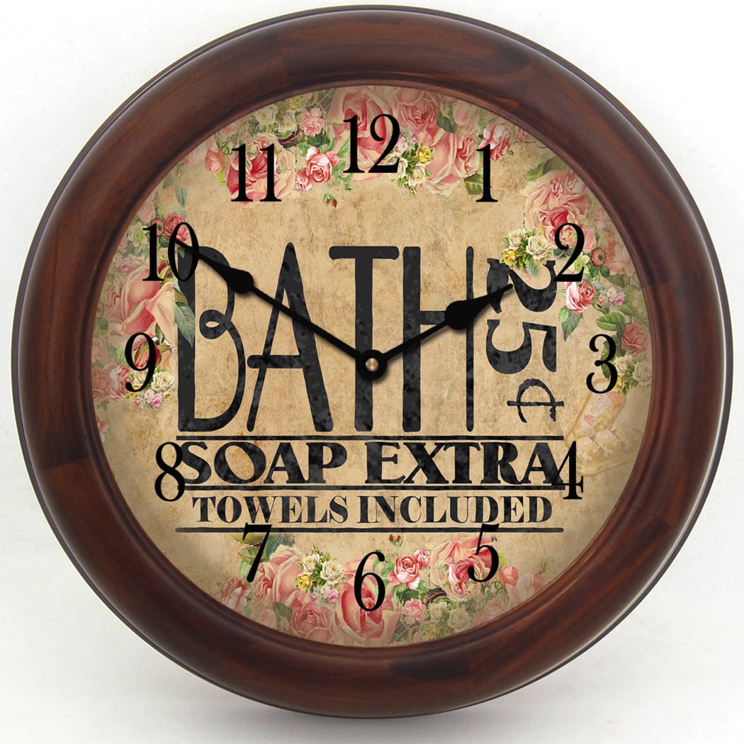Antique Bath Clock - CustomBigClocks