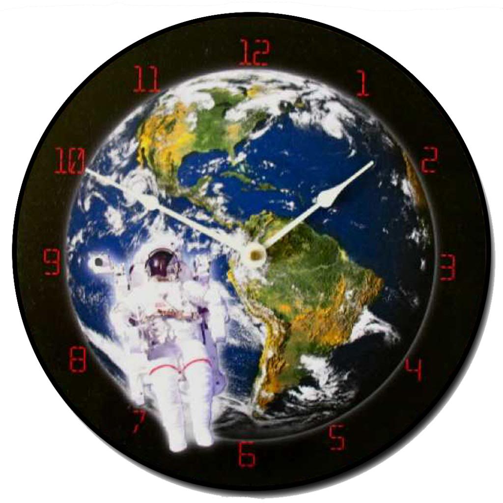 Astronaut Clock - CustomBigClocks