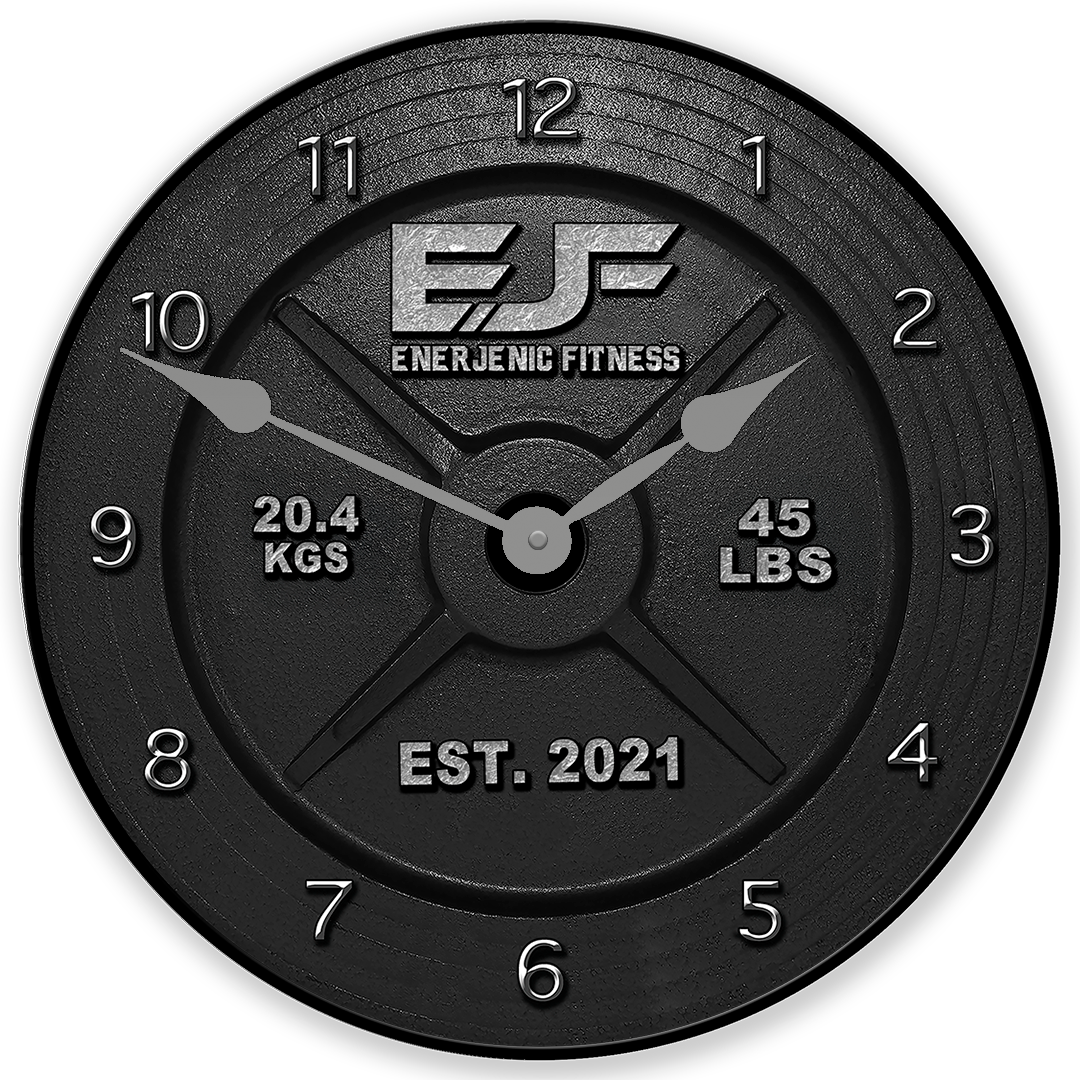 Personalized Barbell Wall Clock