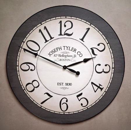 Bellingham Gray Wall Clock