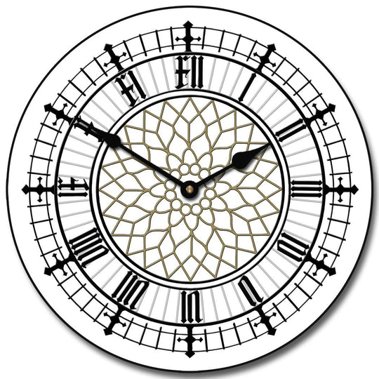 Big Ben White Clock - CustomBigClocks