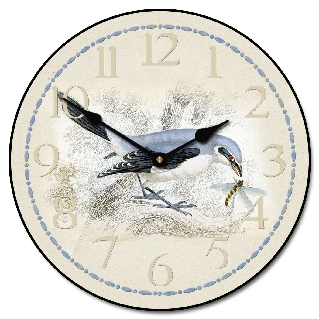 Bird & Bee Clock - CustomBigClocks