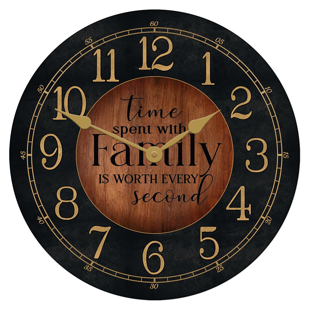 Family Is Worth Every Second Clock - CustomBigClocks