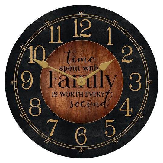 Family Is Worth Every Second Clock - CustomBigClocks
