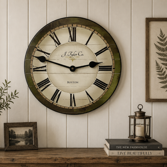 Carolina Green Wall Clock