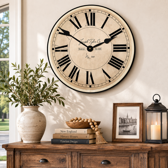Parson Parchment Wall Clock