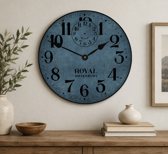 Blue Royal Wall Clock