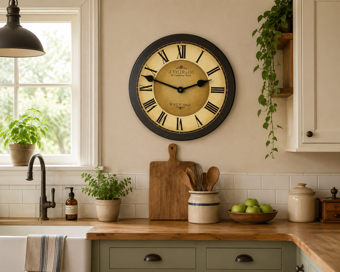 Galway Black Wall Clock