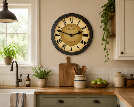 Galway Black Wall Clock