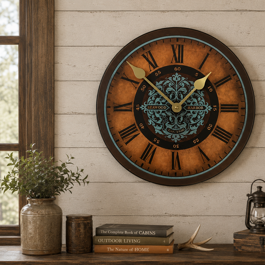 Seawood Harbor Wall Clock
