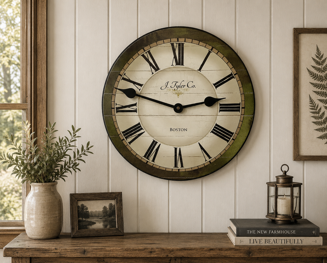 Carolina Green Wall Clock
