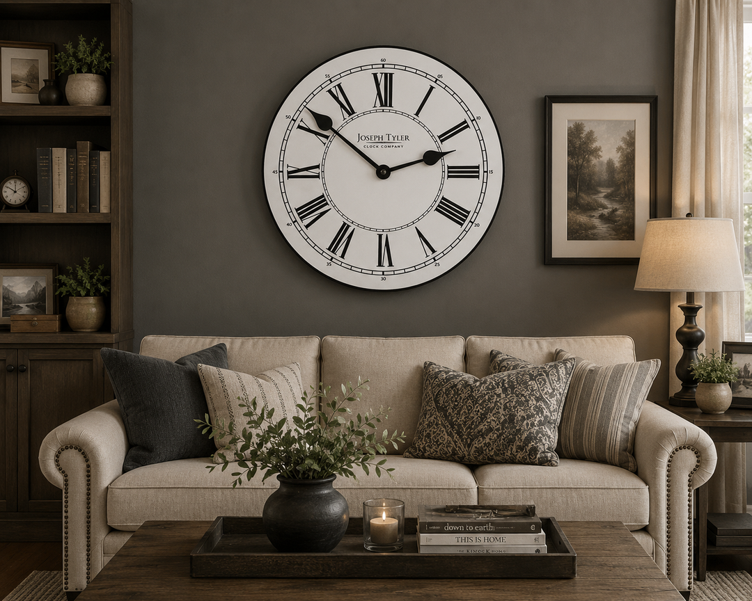 Classy White Wall Clock