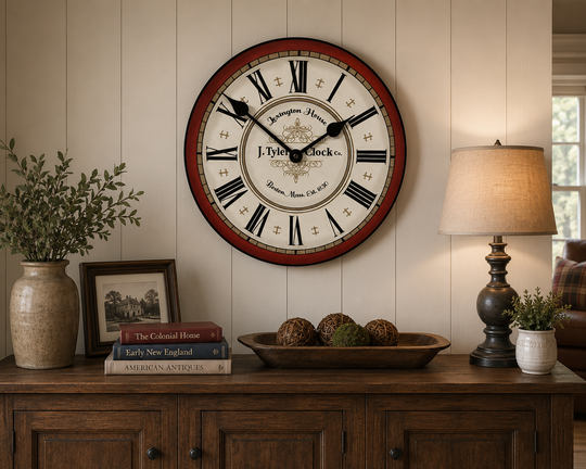Vermont Red Wall Clock