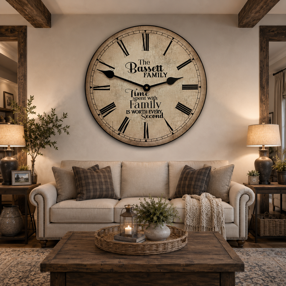 Personalizable Family Wall Clock
