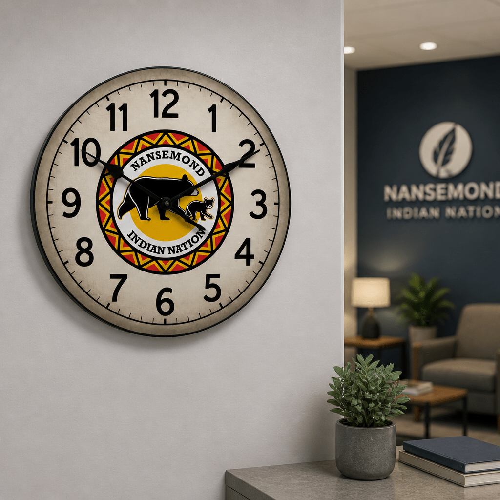 Neutral Logo Clock - CustomBigClocks
