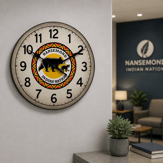 Neutral Logo Clock - CustomBigClocks