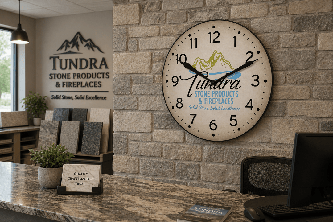 Neutral Logo Clock - CustomBigClocks