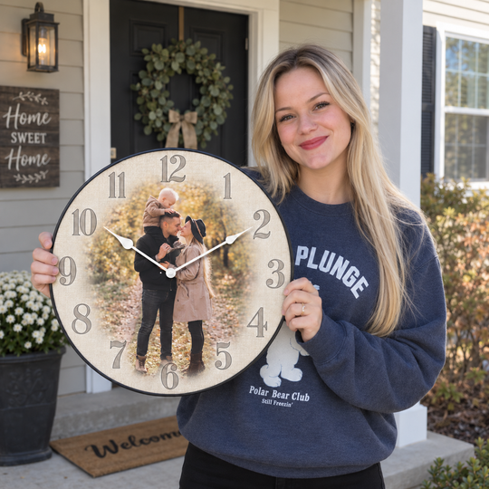 The Alicia Photo Wall Clock