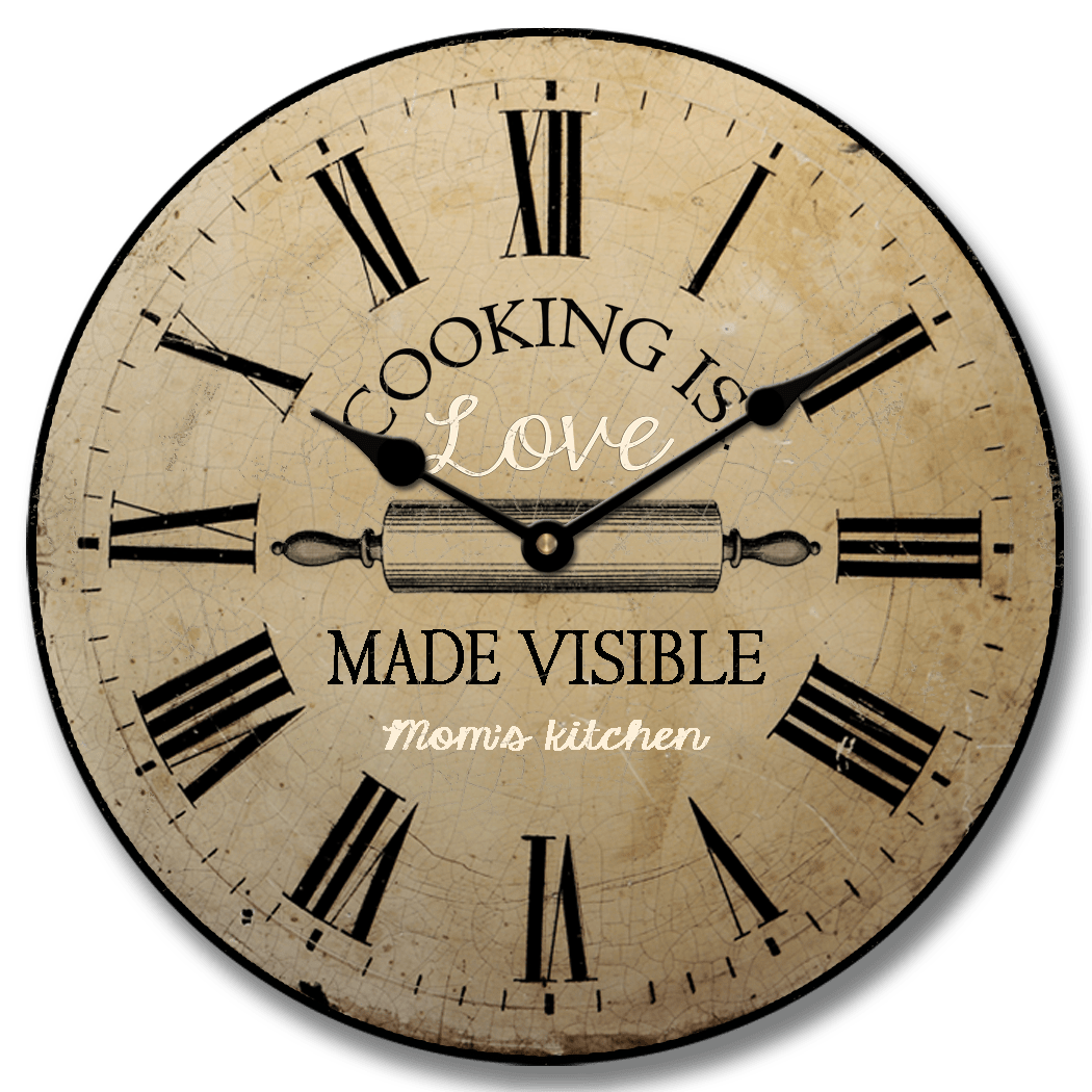 Cooking Is Love Clock 2 - CustomBigClocks