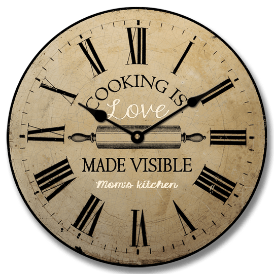 Cooking Is Love Clock 2 - CustomBigClocks