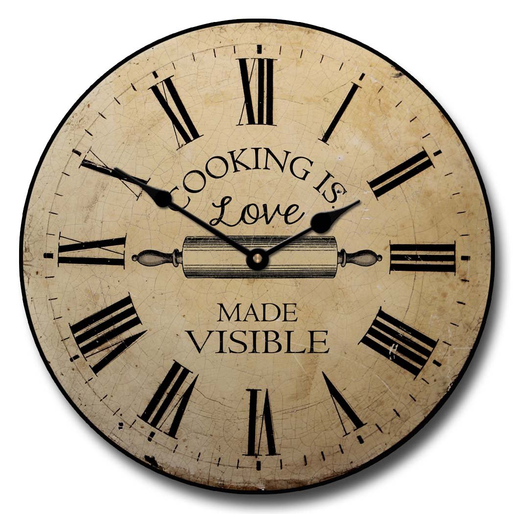 Cooking Is Love Clock 2 - CustomBigClocks