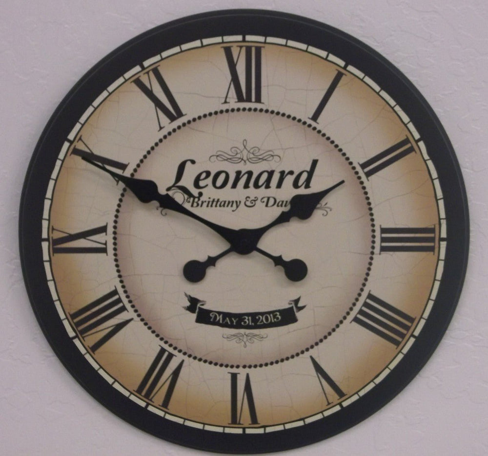 Wedding Clock 2 - CustomBigClocks