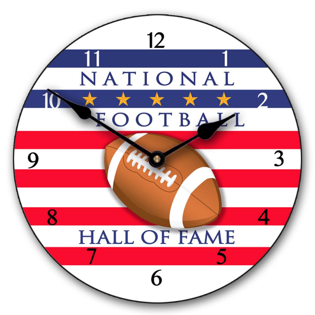 Football Hall Of Fame Clock - CustomBigClocks