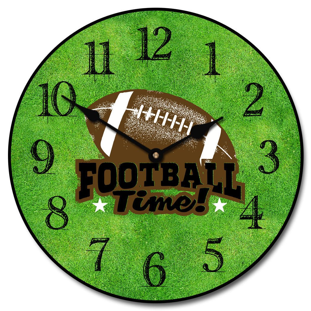 Football Time Clock - CustomBigClocks