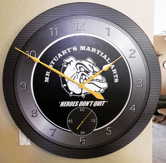Heavy Metal Logo Clock 2 - CustomBigClocks