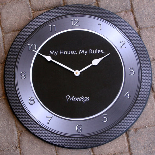 Heavy Metal Logo Clock 2 - CustomBigClocks