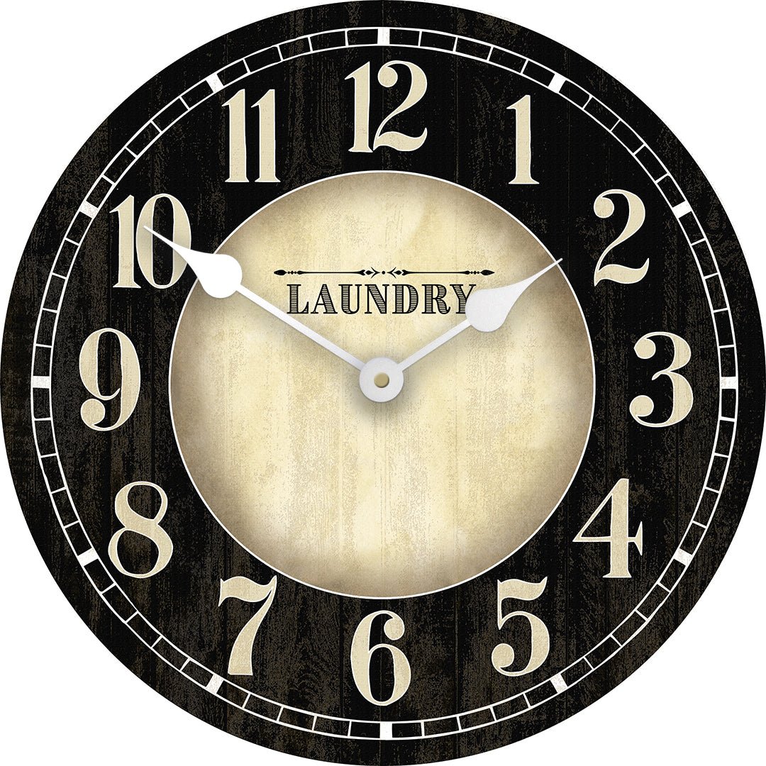 Antique Laundry Clock - CustomBigClocks