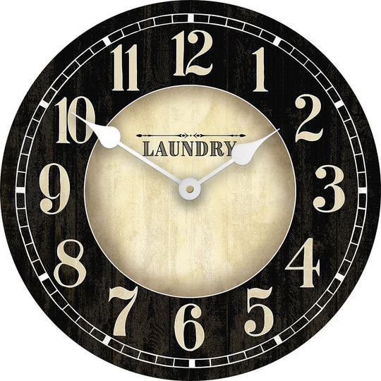 Antique Laundry Clock - CustomBigClocks