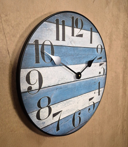 Nantucket Blue Wall Clock