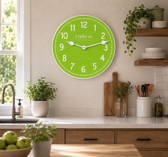 New Traditional Lime Wall Clock