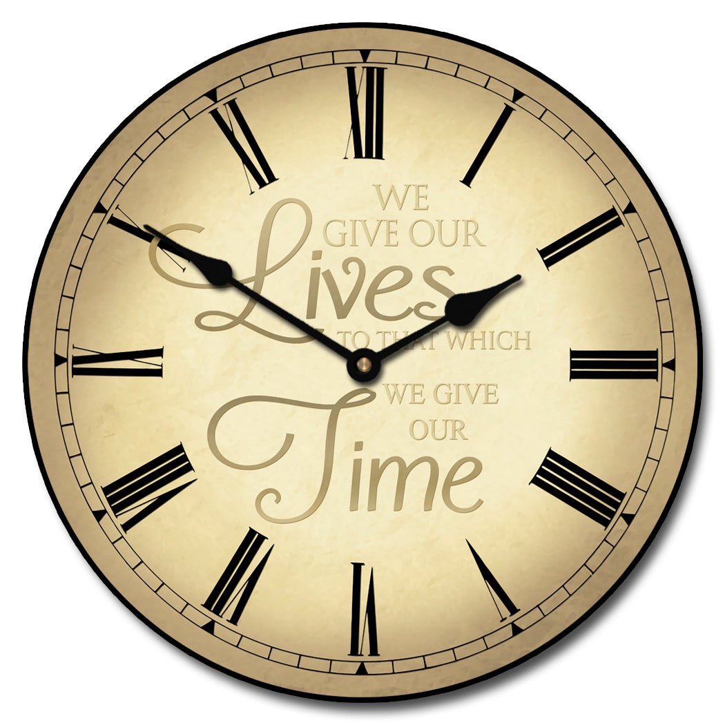 Our Time Clock - CustomBigClocks