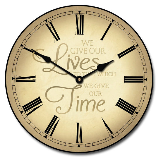 Our Time Clock - CustomBigClocks