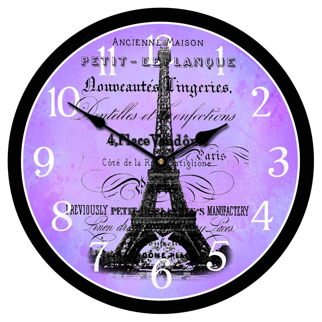 Paris Love Clock - CustomBigClocks