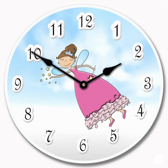 Pink Princess Wand Clock - CustomBigClocks