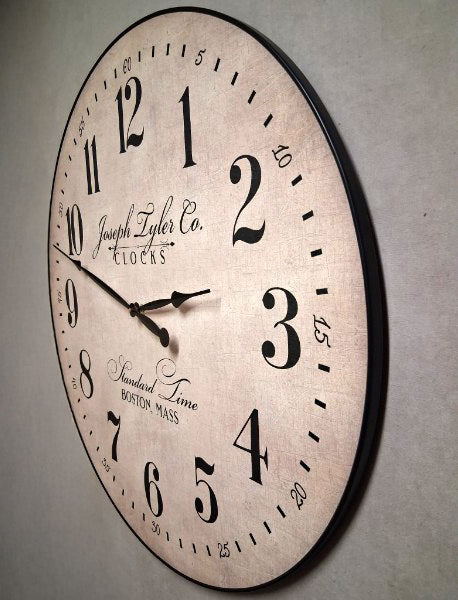 Prescott Parchment Wall Clock