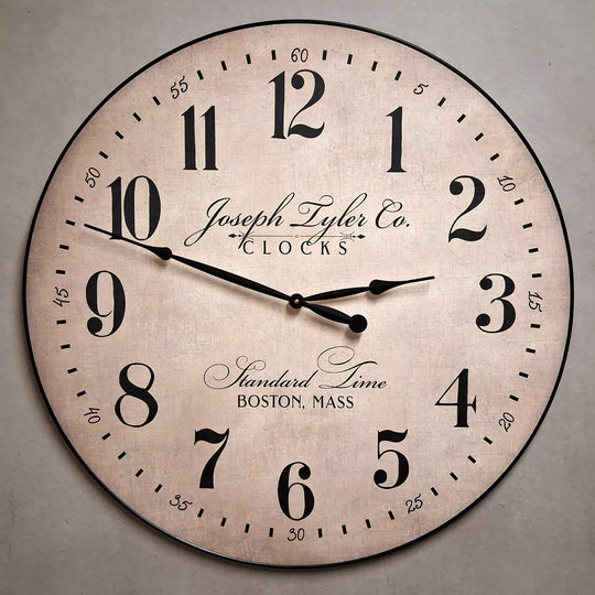 Prescott Parchment Wall Clock