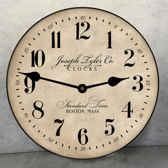 Prescott Parchment Wall Clock