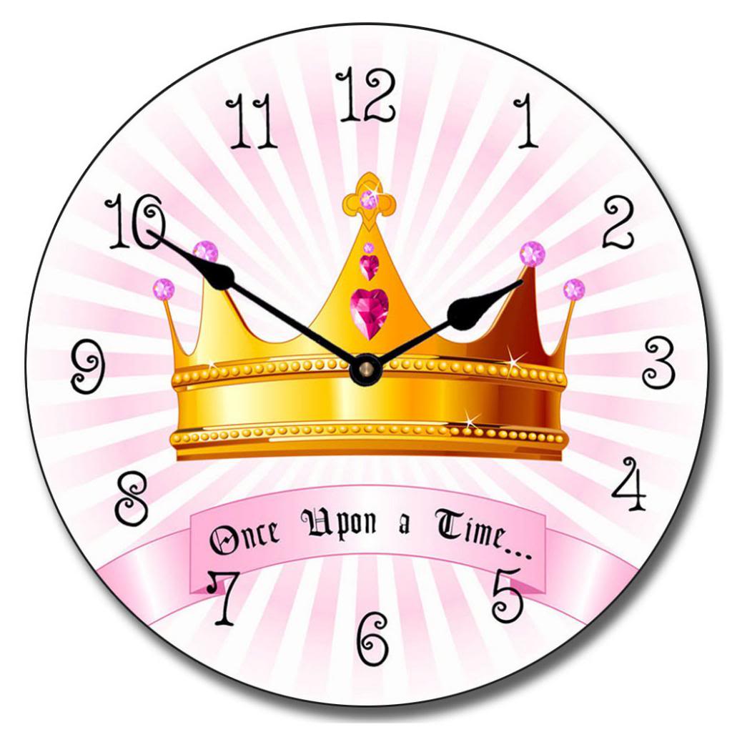 Princess Crown Clock - CustomBigClocks