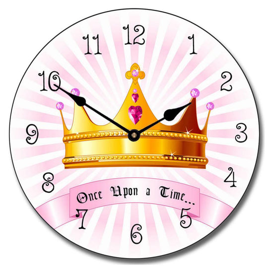 Princess Crown Clock - CustomBigClocks