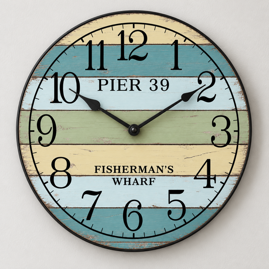 Pier 39 Wall Clock